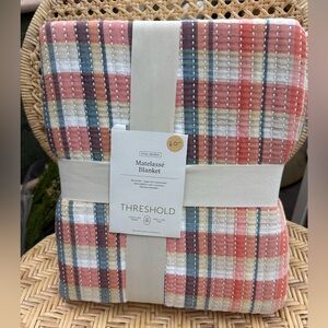 Threshold Multicolor Plaid Blanket Full/Queen
